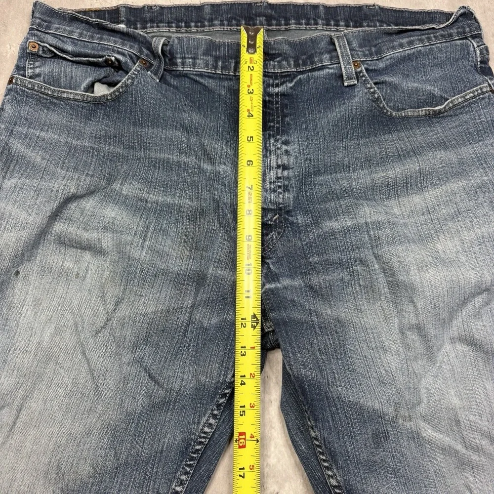 Levi's 559 Jeans Mens Size 40x30 Blue Relaxed Straight Rigid Denim Stone Wash